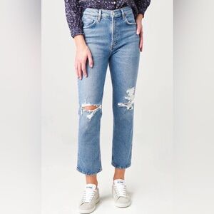 AGOLDE Wilder Jeans Distressed Size 24